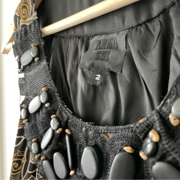NWOT Anna Sui Silk Dress - Picture 3 of 5